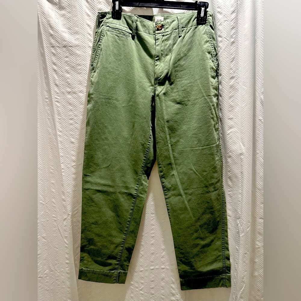 Gap Women's Slim Crop Pants Olive - Picture 3 of 4